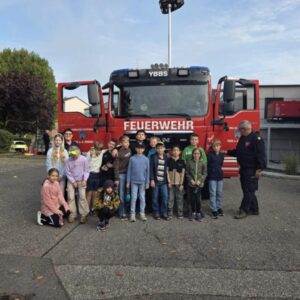 Besuch bei der Feuerwehr